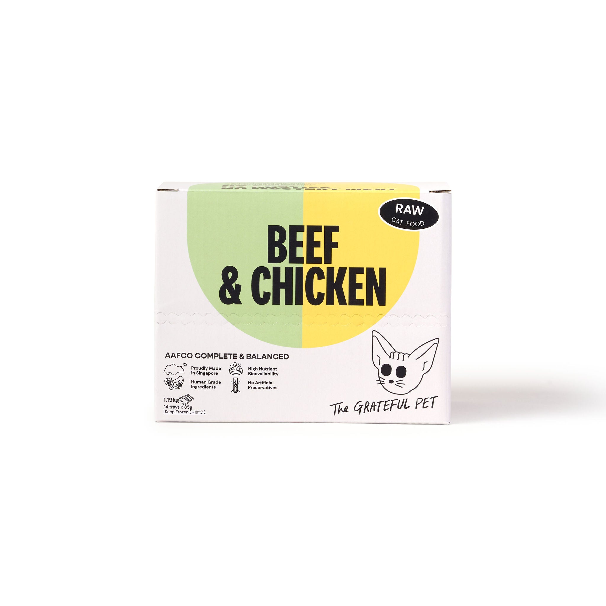 The Grateful Pet: Raw Food for Cats, Grass-fed Beef & Cage-free Chicken