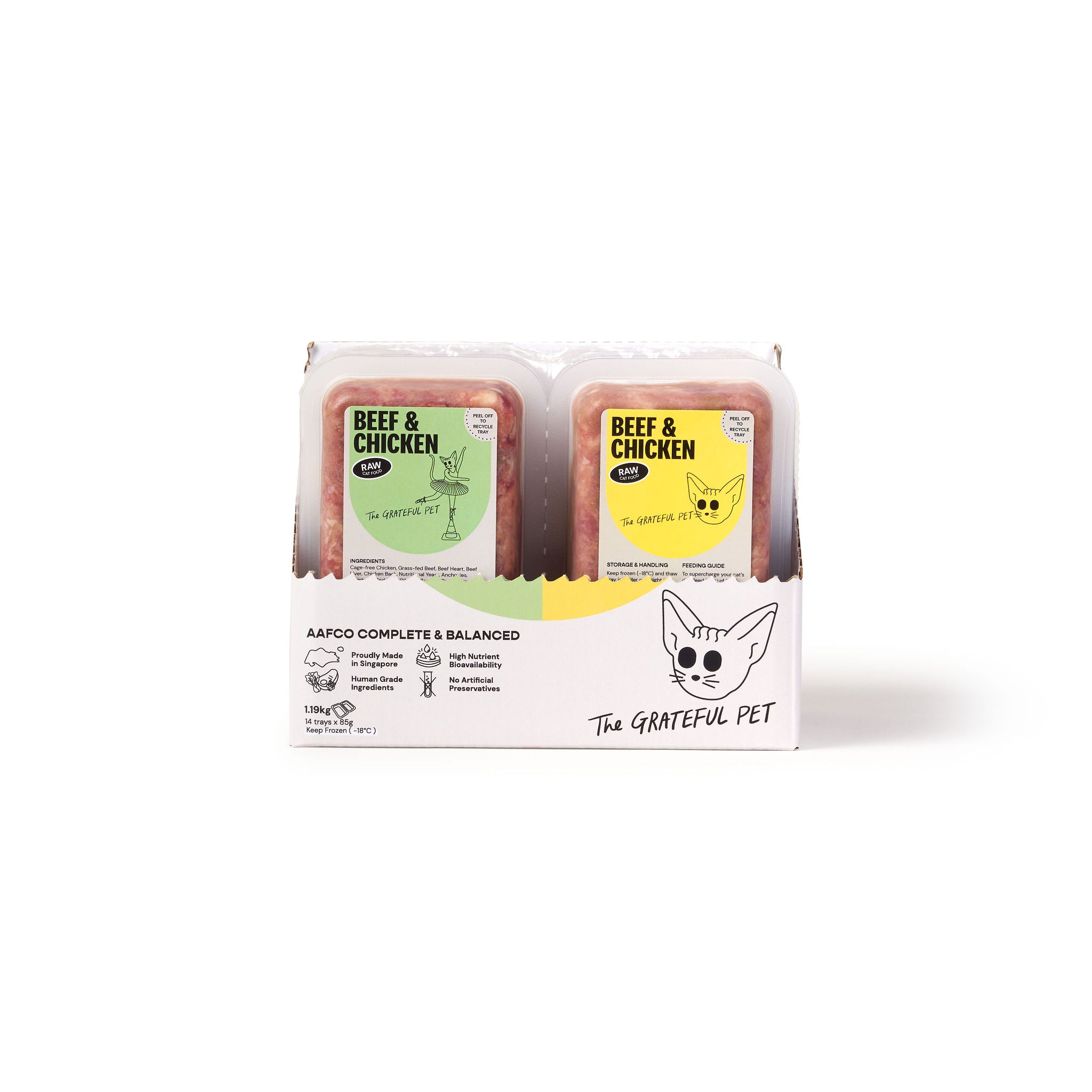 The Grateful Pet: Raw Food for Cats, Grass-fed Beef & Cage-free Chicken