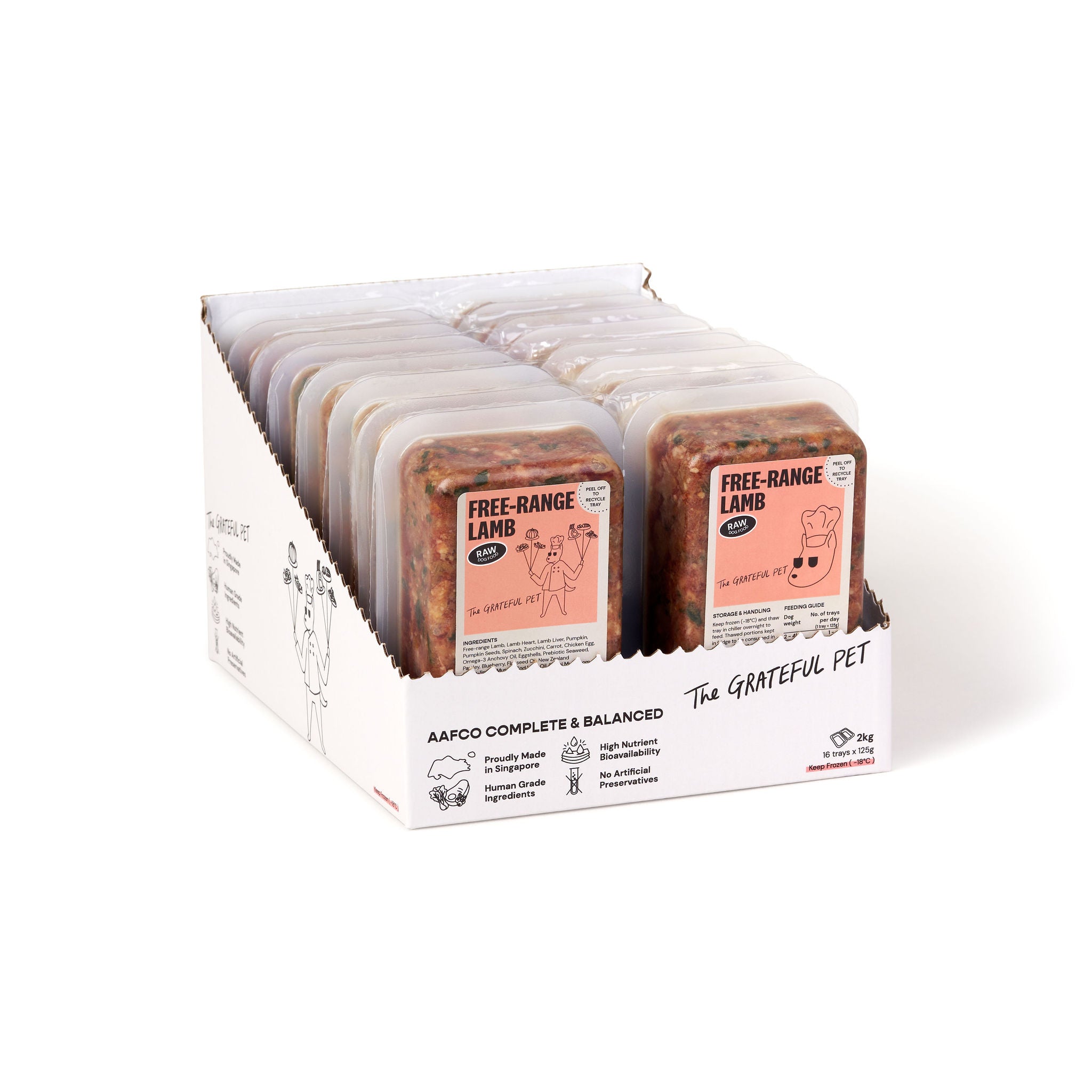 The Grateful Pet: Raw Food for Dogs, Free-range Lamb