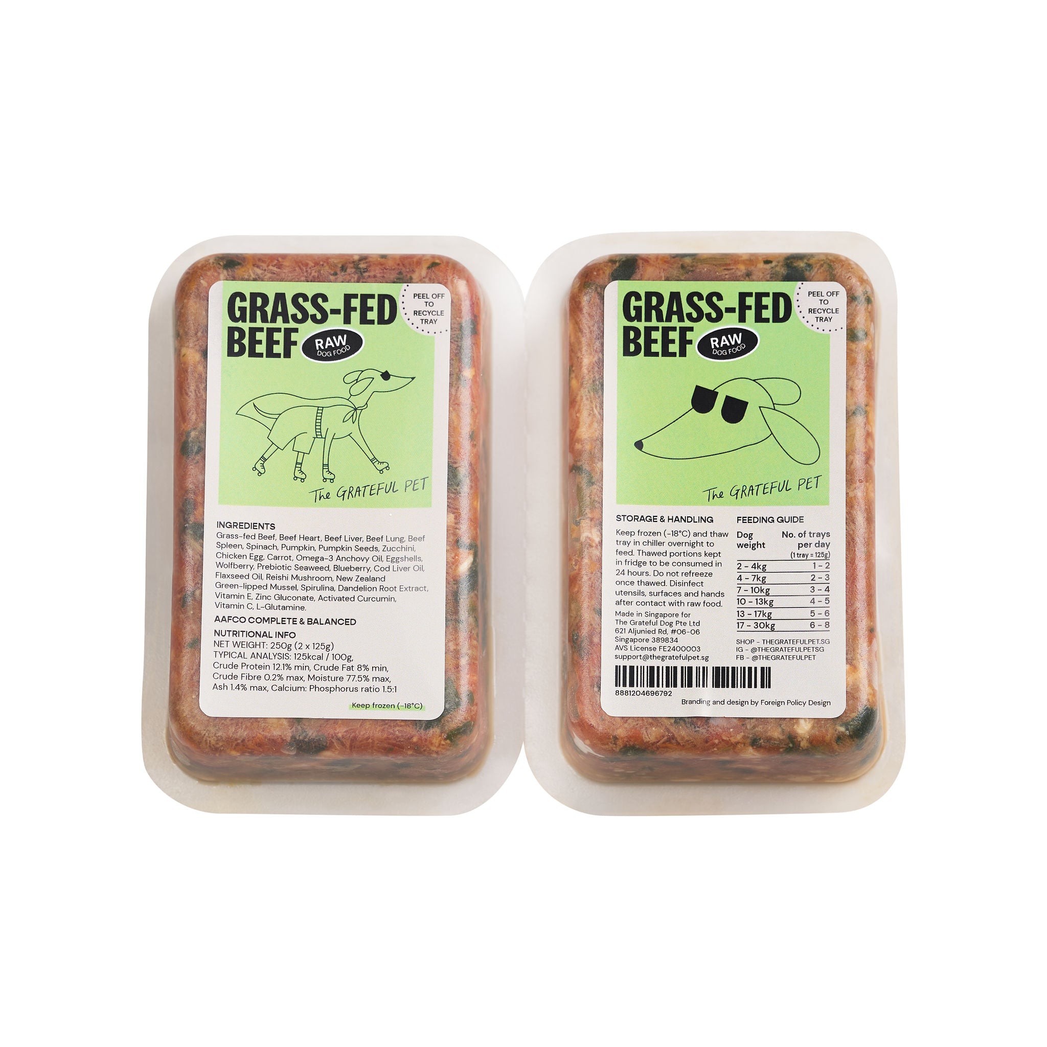 The Grateful Pet: Raw Food for Dogs, Grass-fed Beef