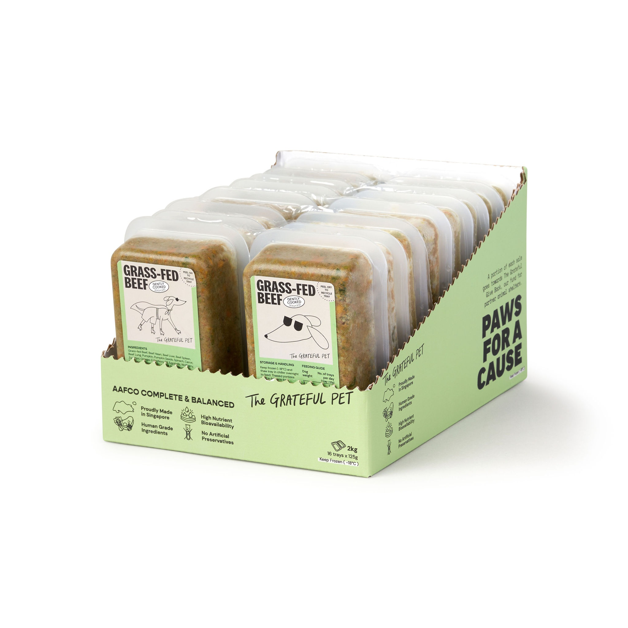 The Grateful Pet: Cooked Food for Dogs, Grass-fed Beef