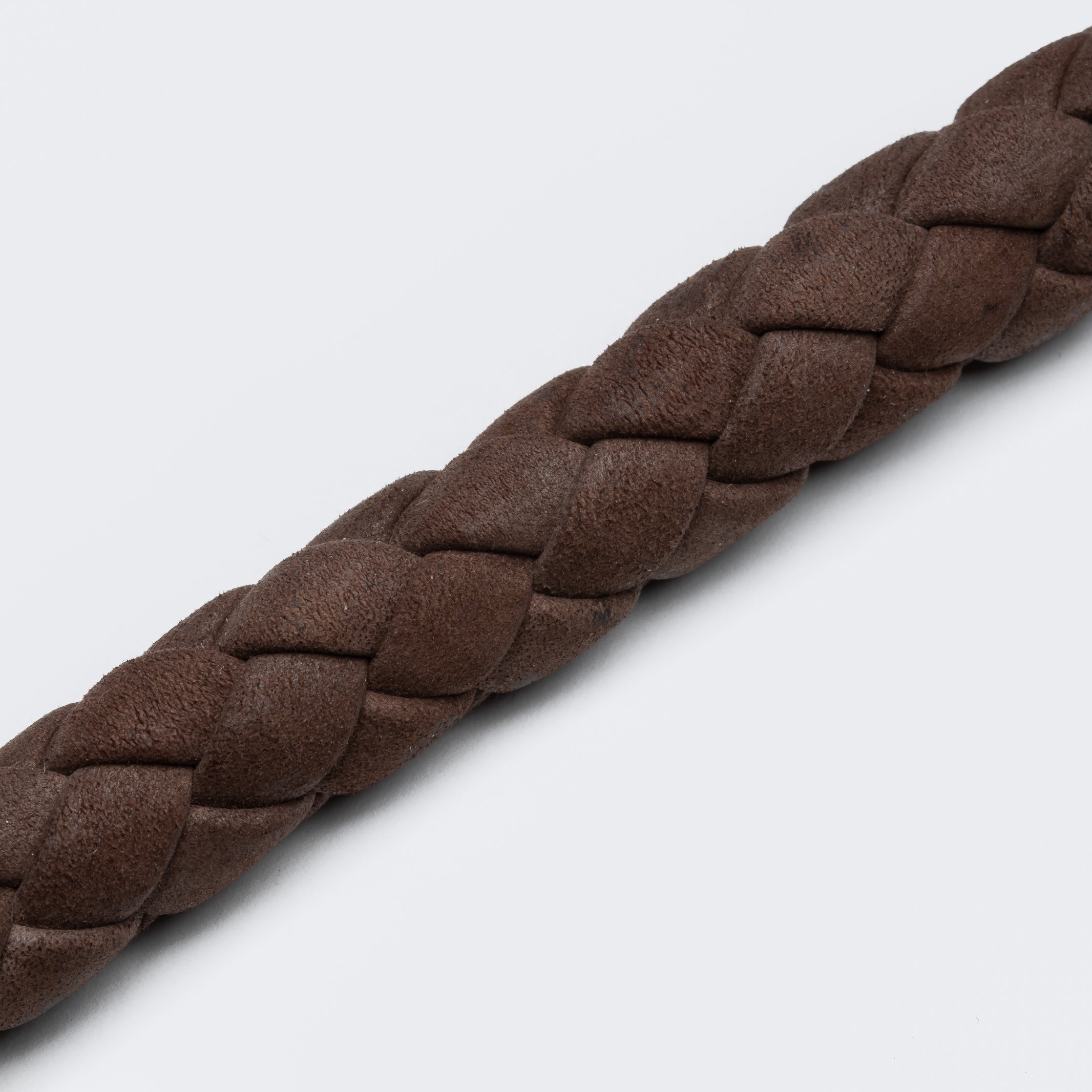 Cloud7 Dog Collar Braid Leather Ravello Hazel