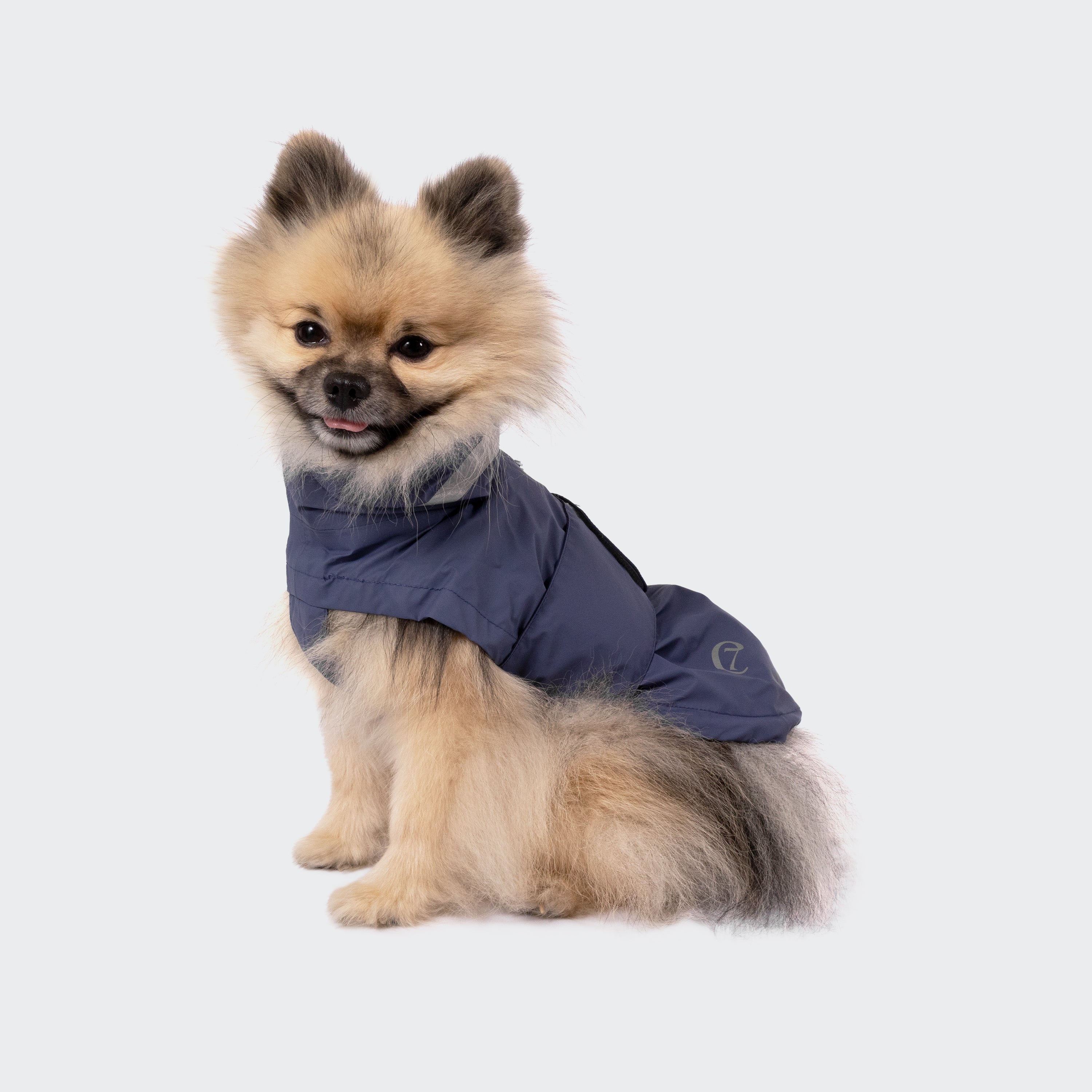 Cloud7 Dog Raincoat Hamburg Dove Blue