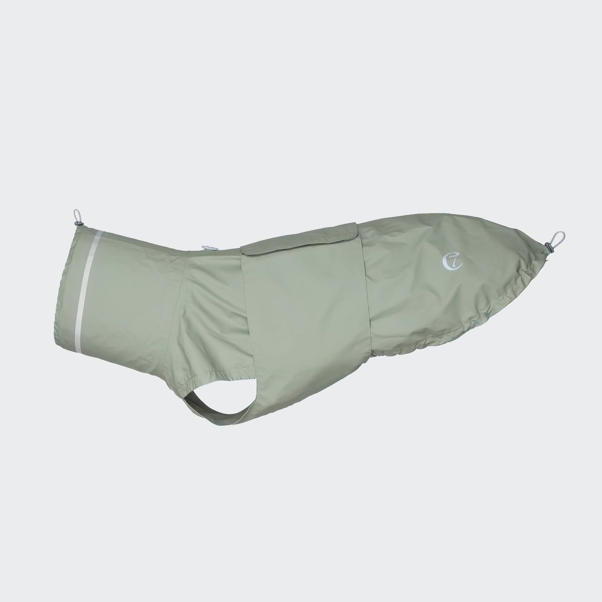 Cloud7 Dog Raincoat Hamburg Thyme Green