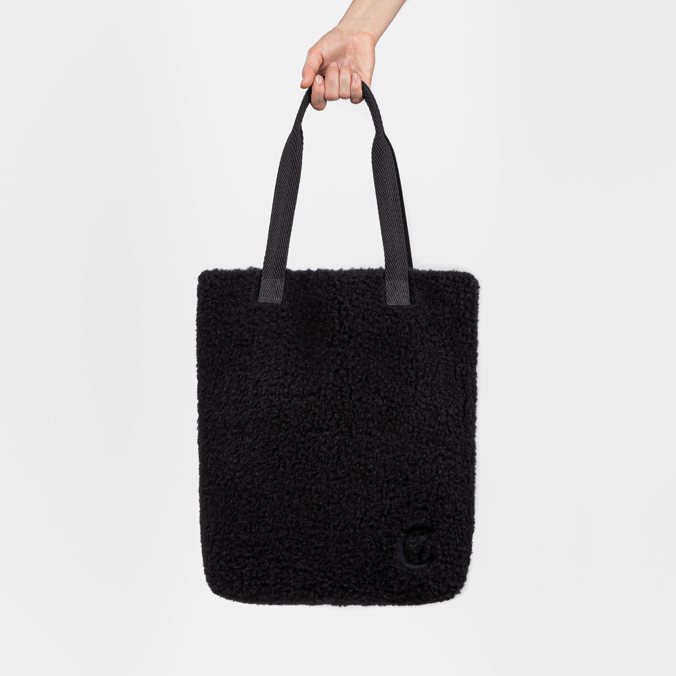 Cloud7: Plush Tote Bag Black