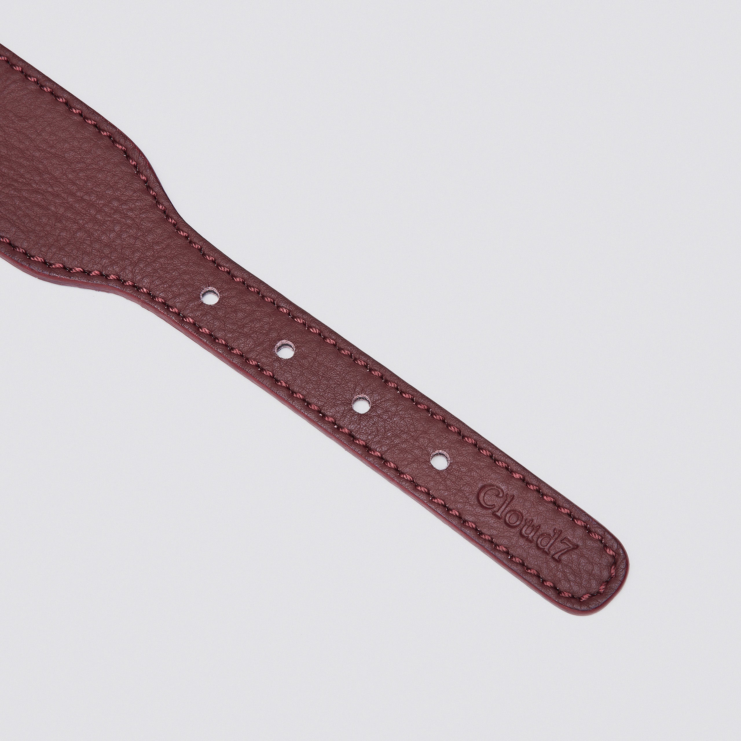 Cloud7: Vondelpark Burgundy Dog Collar