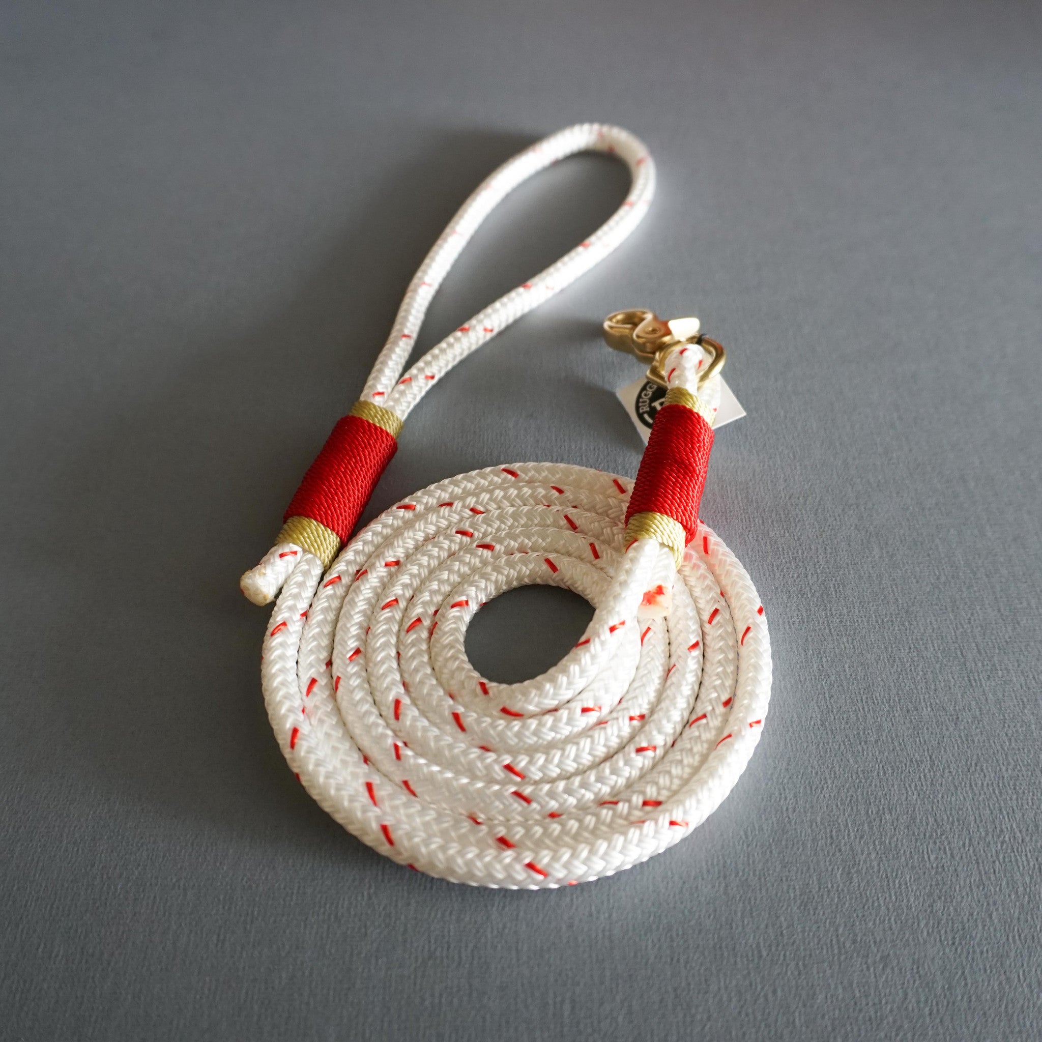 Rugged Hudson Leash: Petite Confetti with Red