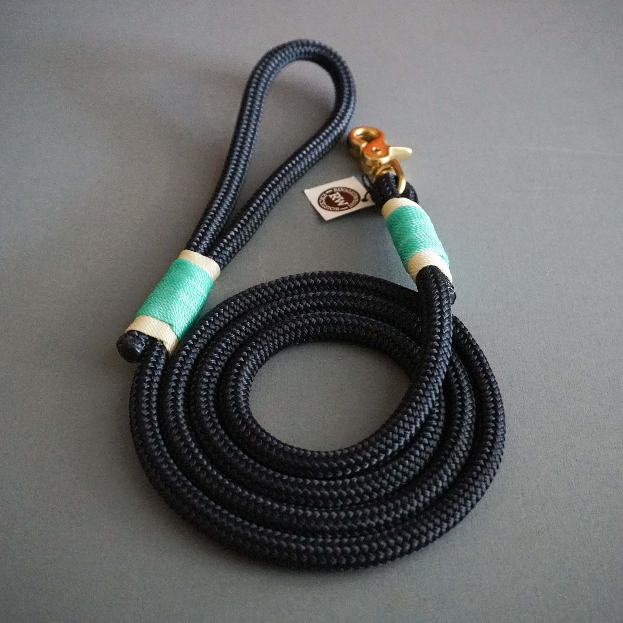 Rugged Hudson Leash: Seersucker with Pastels