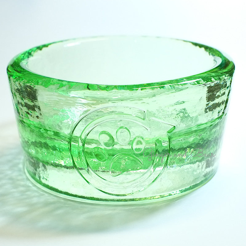 Food and Water bowl: the Cubby in Celery