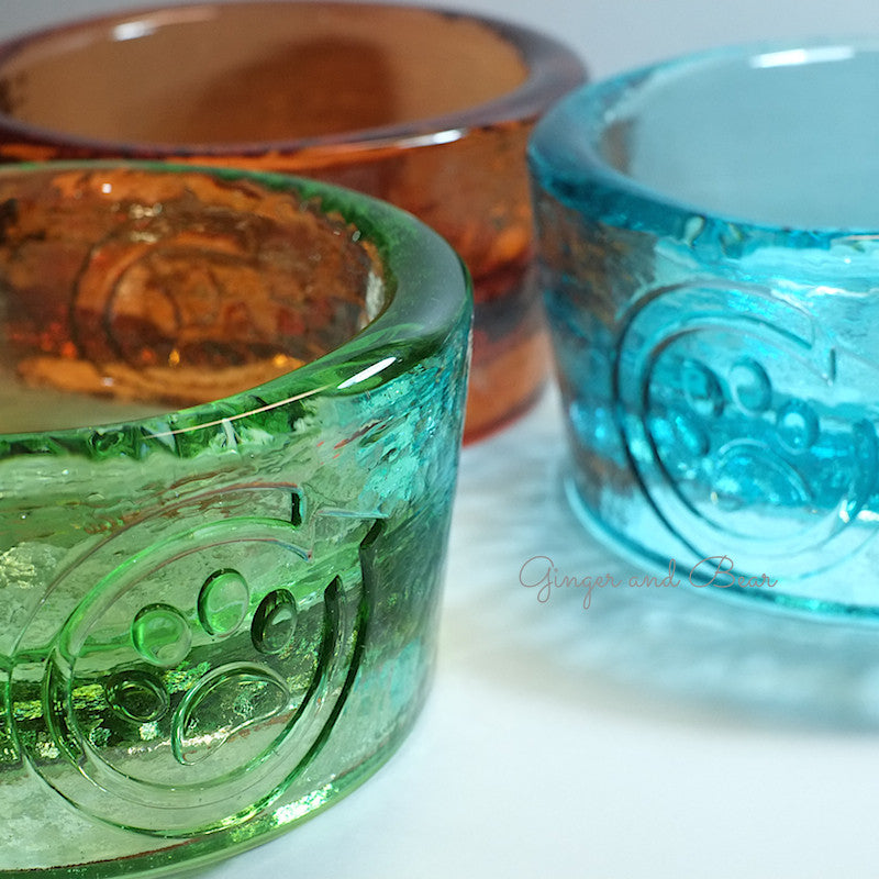 Food and Water bowl: the Cubby in Celery