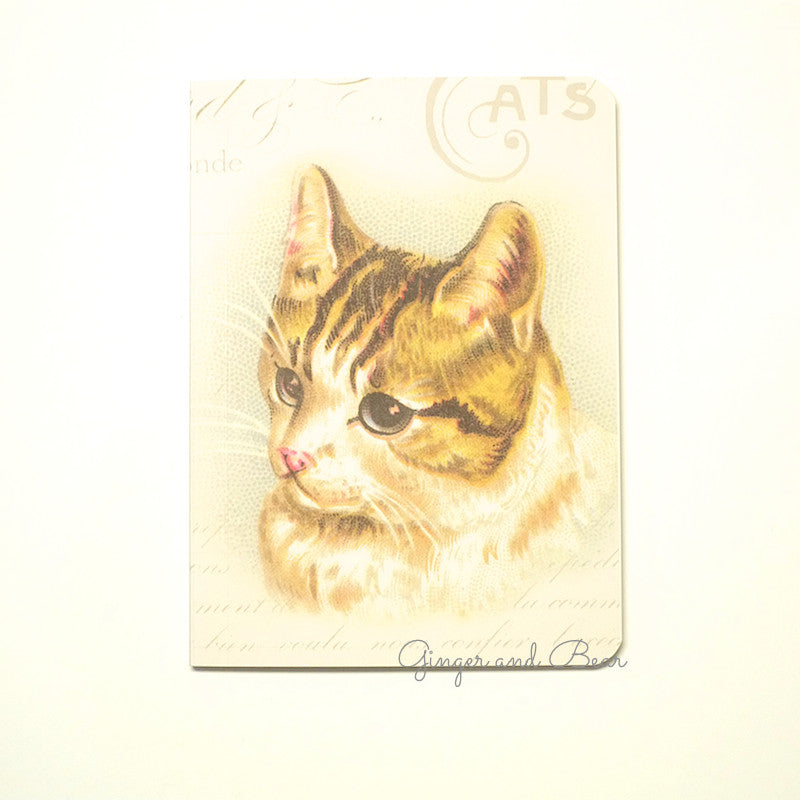 Stationery: Cavallini Vintage Cats Notebook