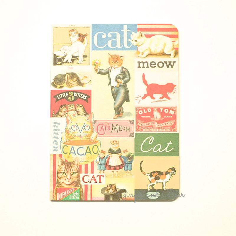 Stationery: Cavallini Vintage Cats Notebook