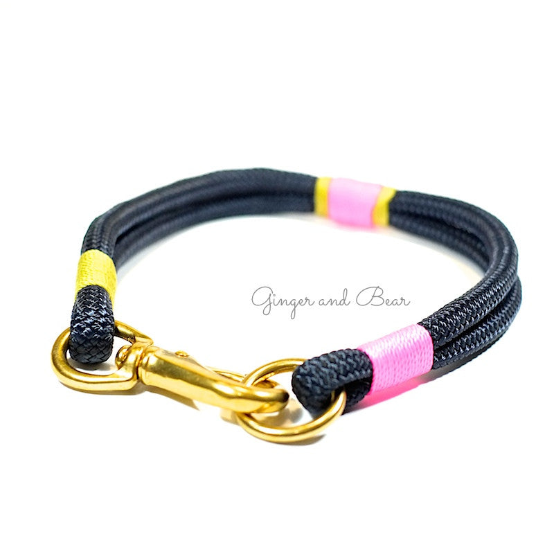 Rugged Hudson Collar: Salmon, Navy