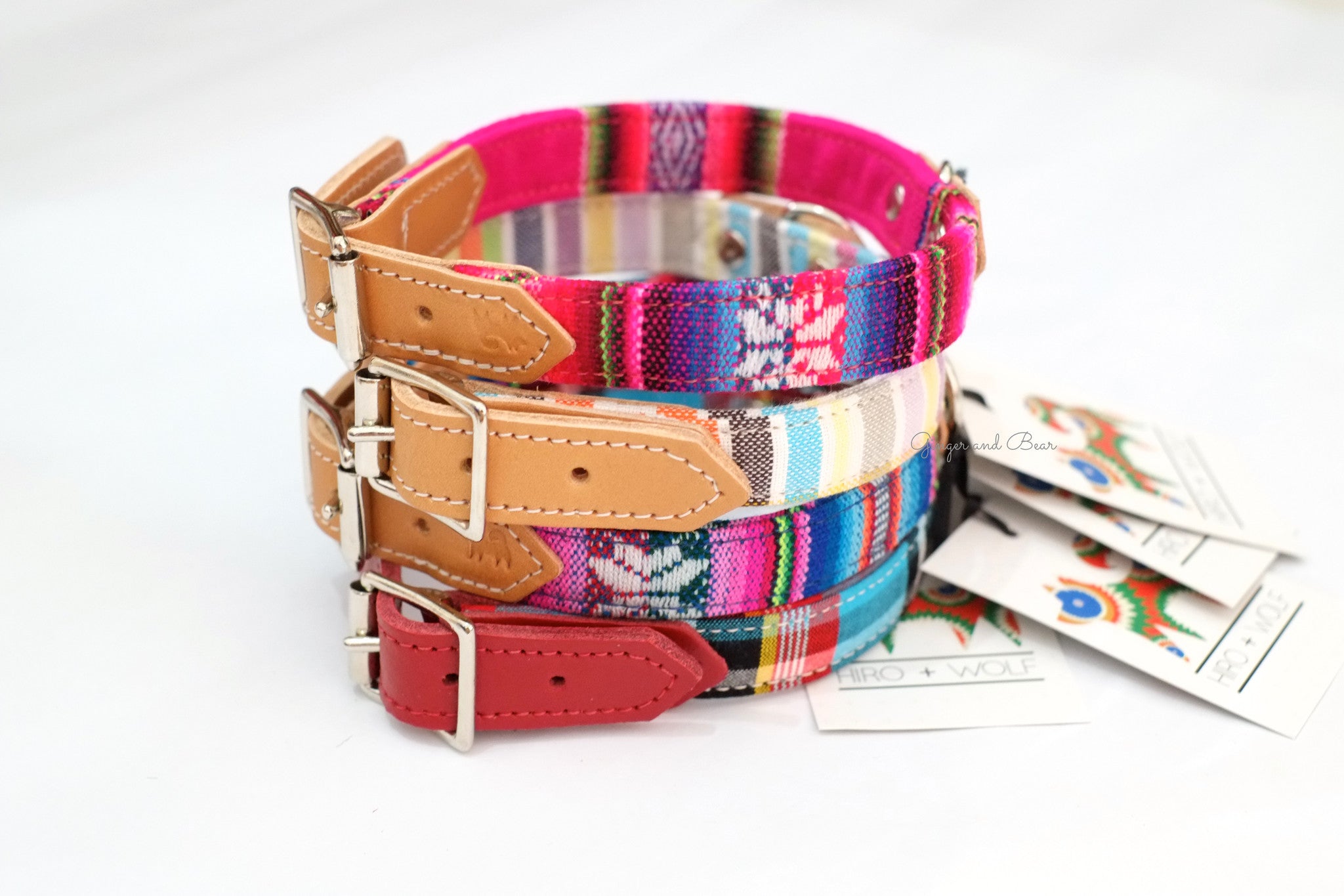Hiro+Wolf Collar: Pink Inca