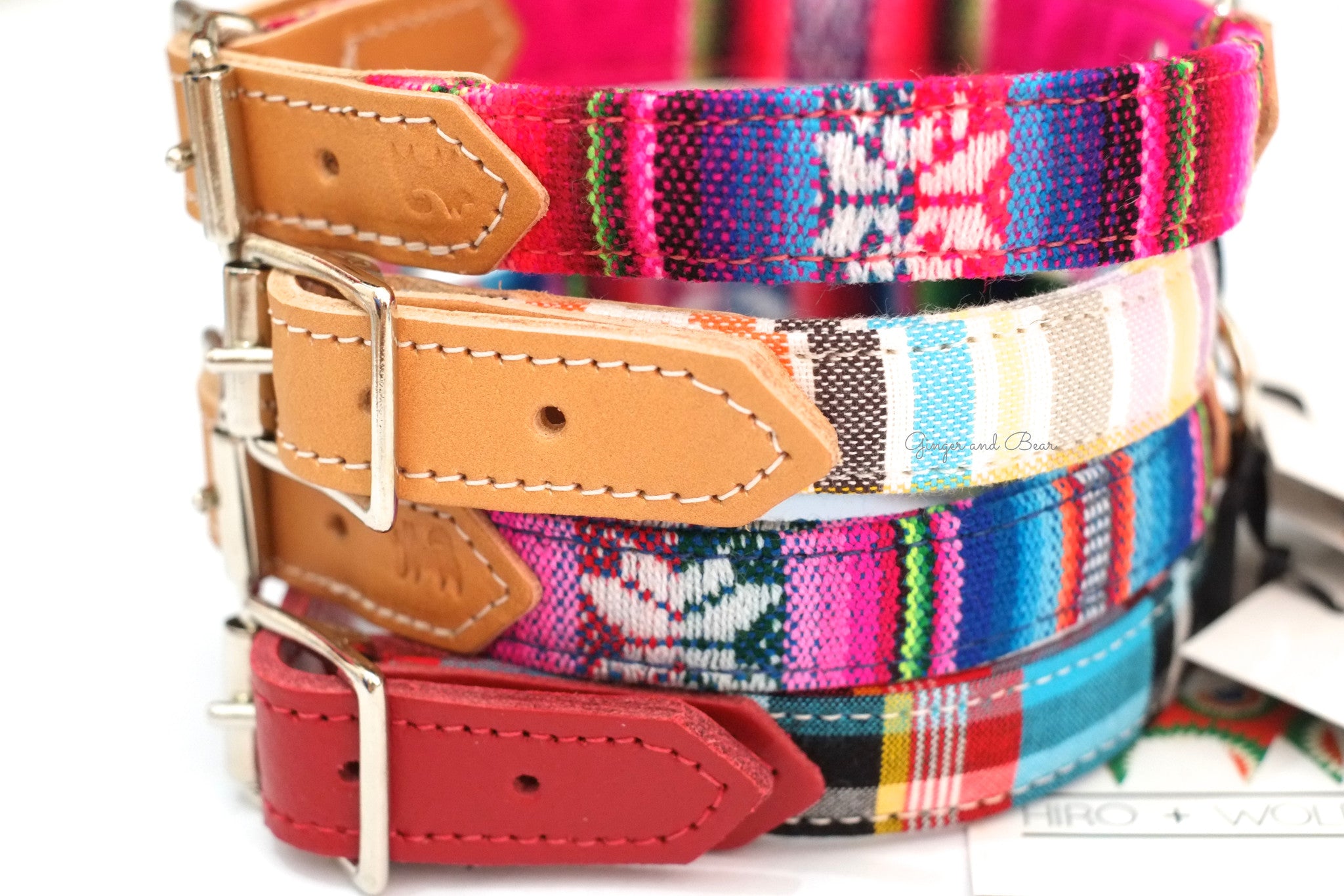 Hiro+Wolf Collar: Pink Inca