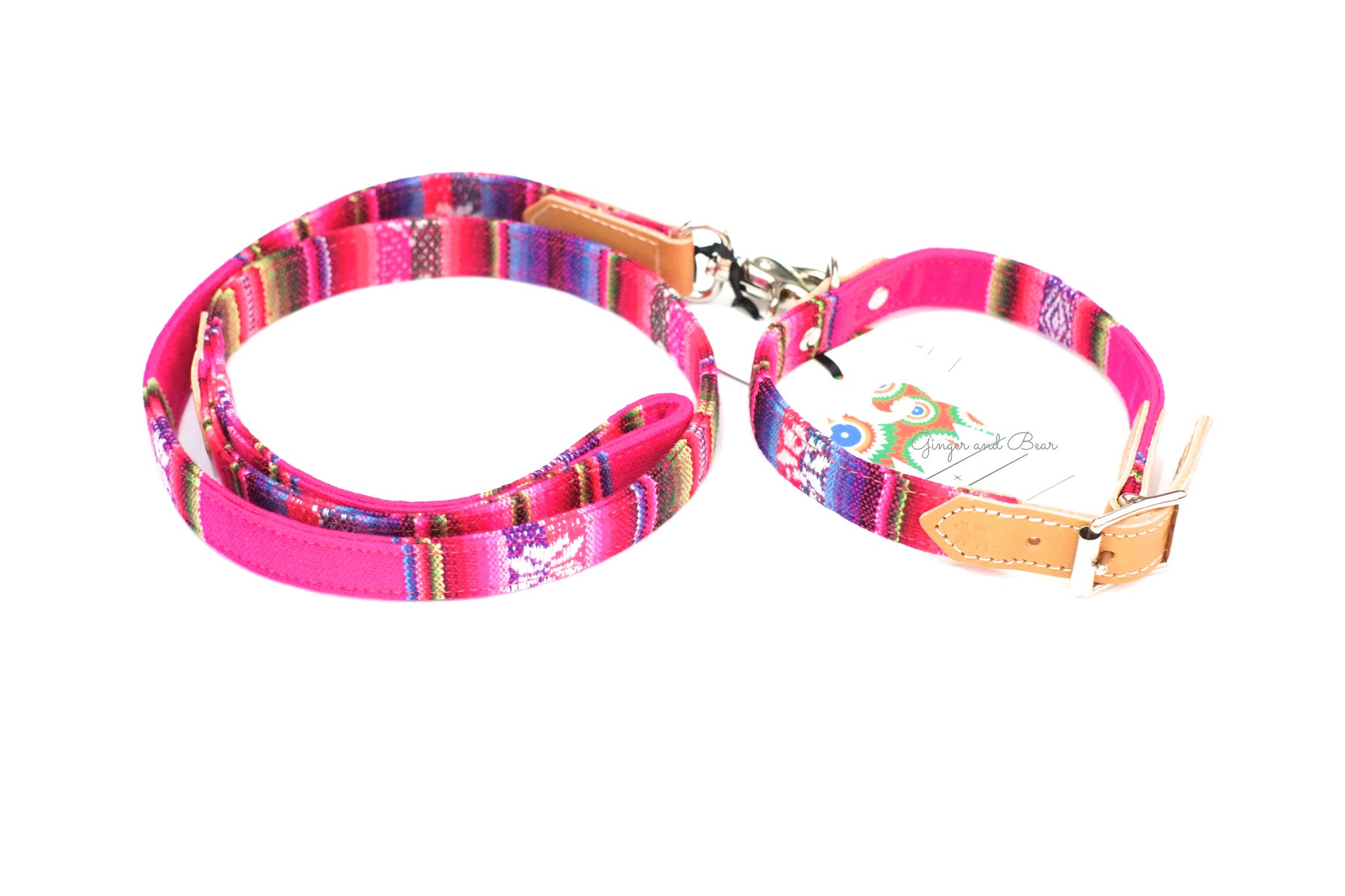 Hiro+Wolf Collar: Pink Inca