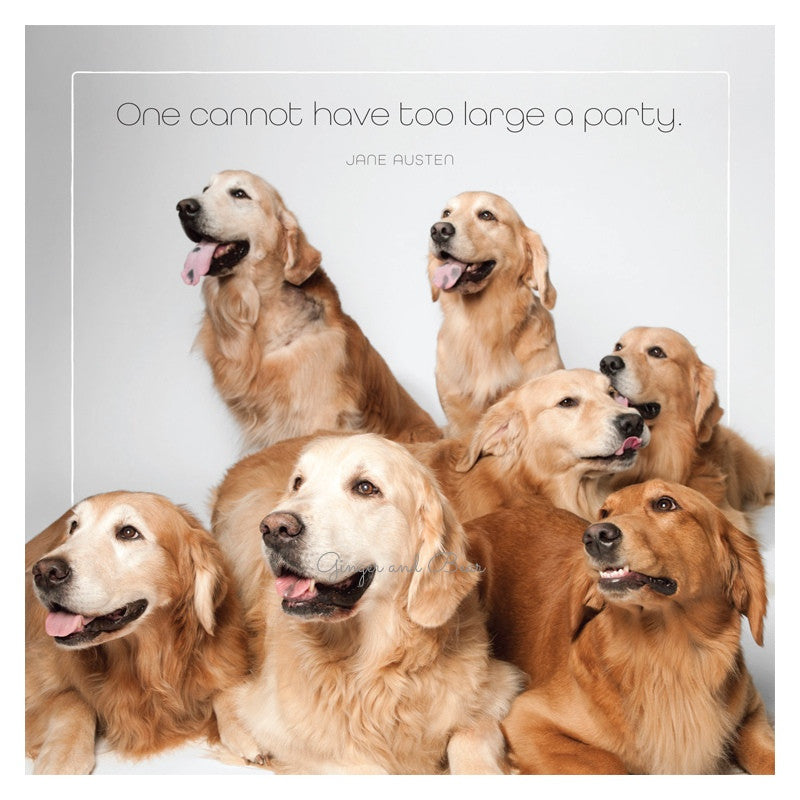 Famous Barks: Golden Retriever Party