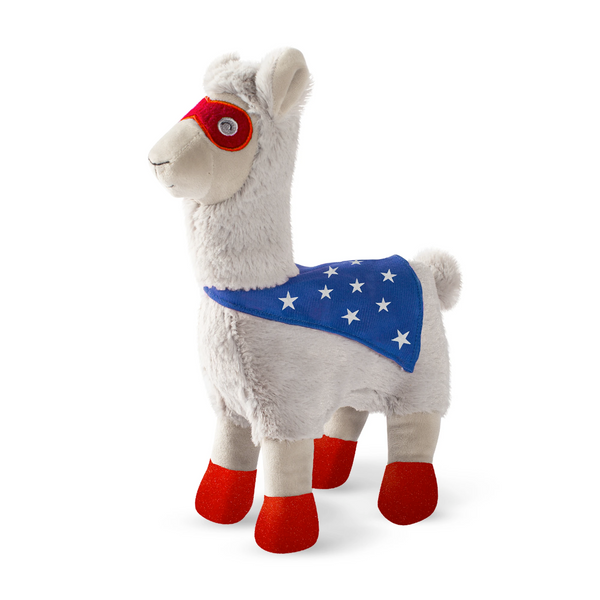 Stuffed llama 2025 dog toy