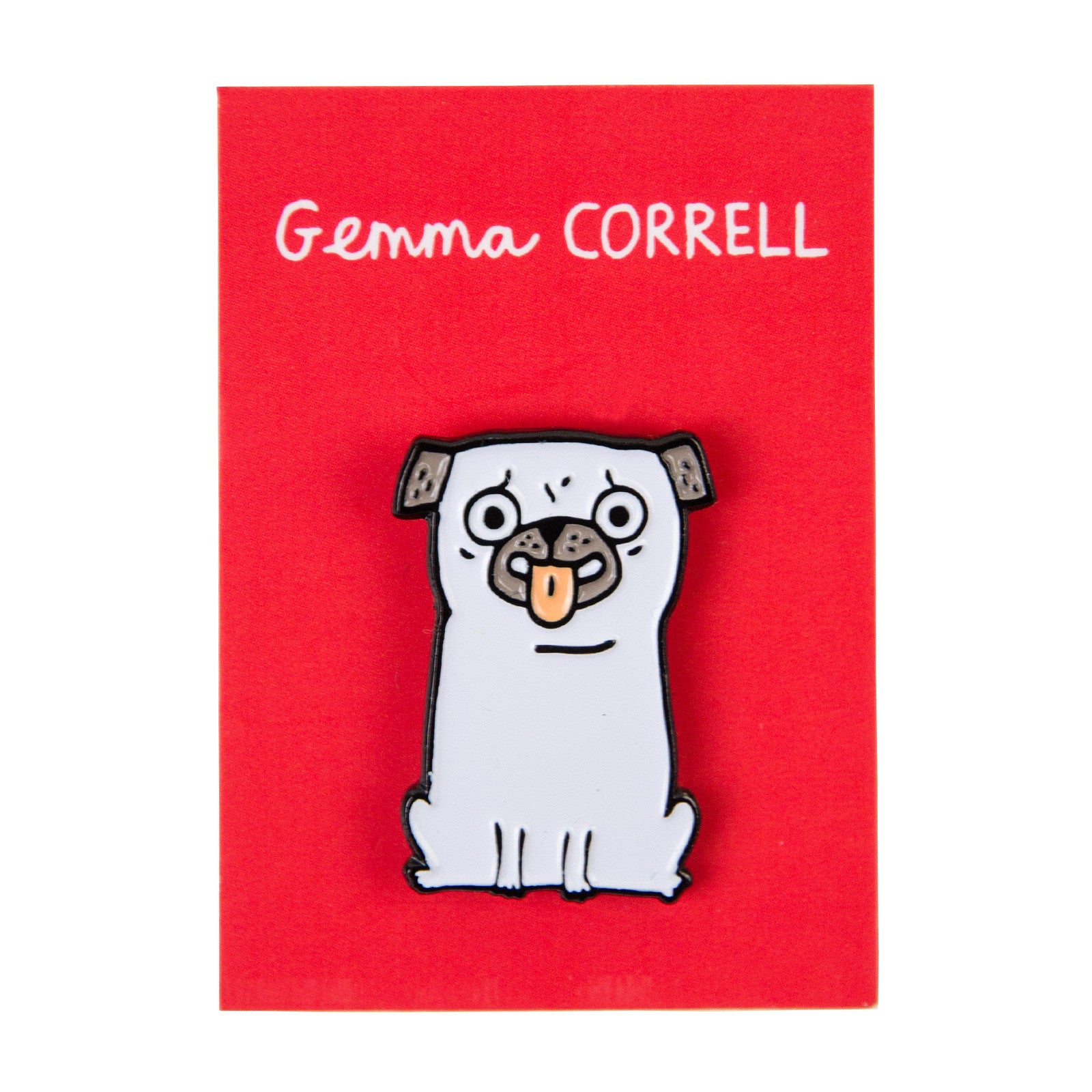 Gemma Correll Enamel Pin I Lick You (front card)
