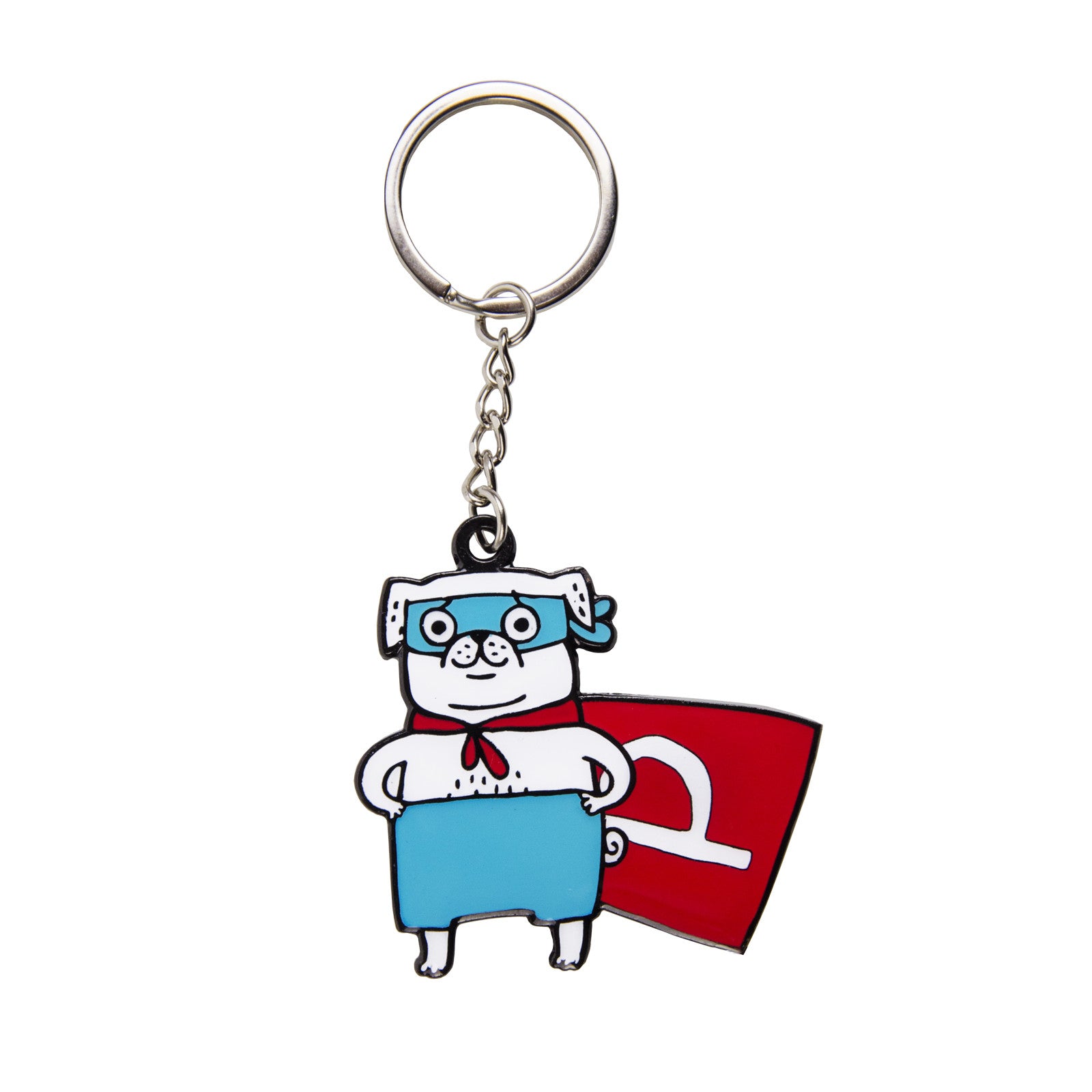 Gemma Correll Keyring SuperPug