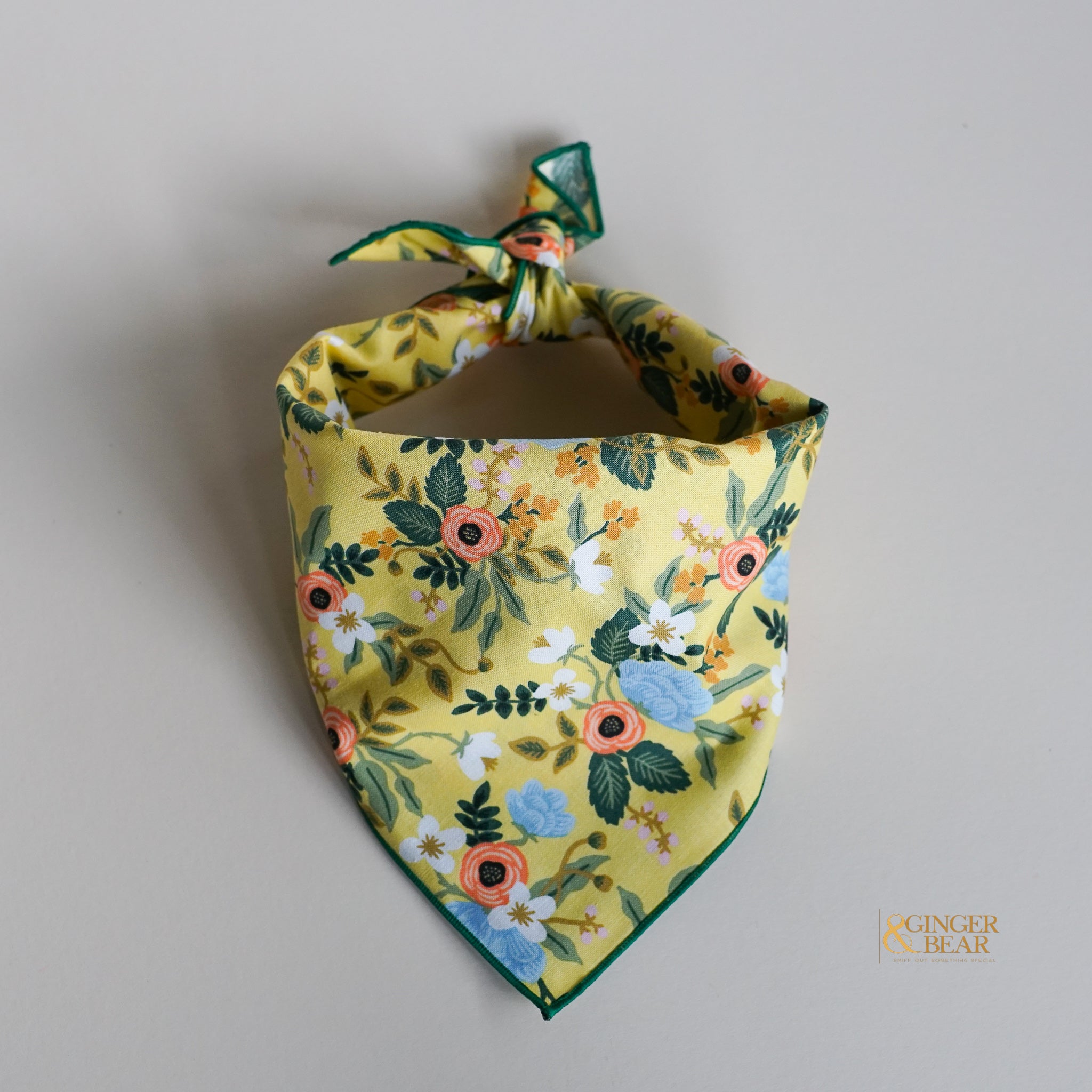 Garden Party Lemon, Dog Bandana