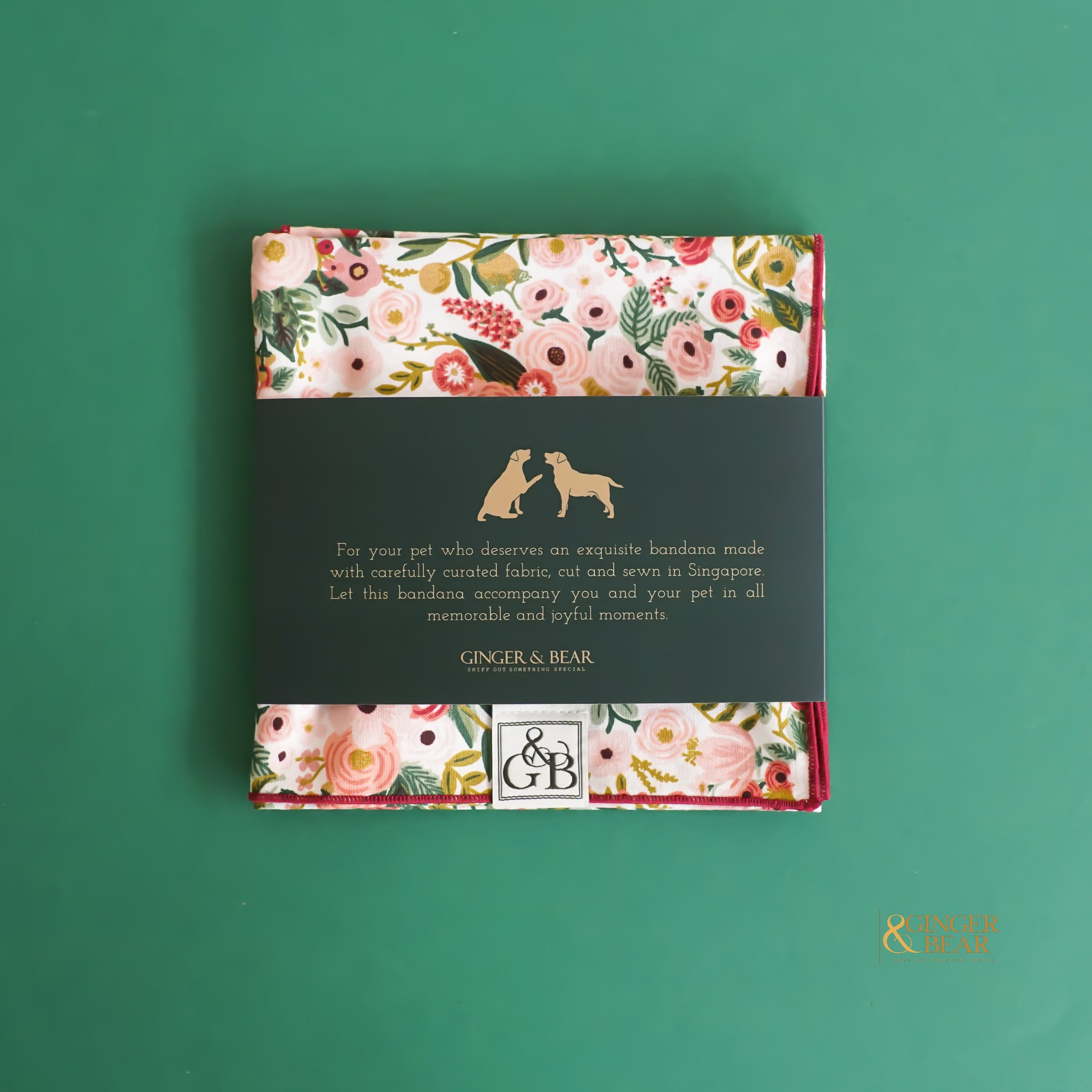 Garden Party Rose, Dog Bandana