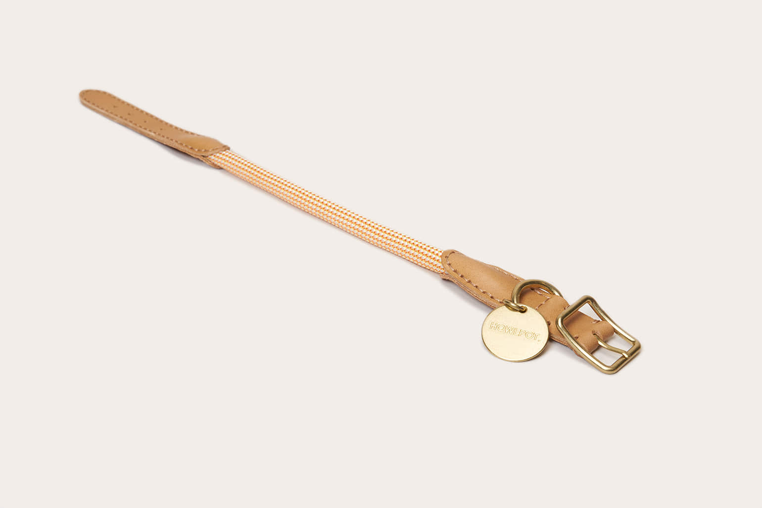 HowlPot We are Tight Rope Dog Collar Ginger