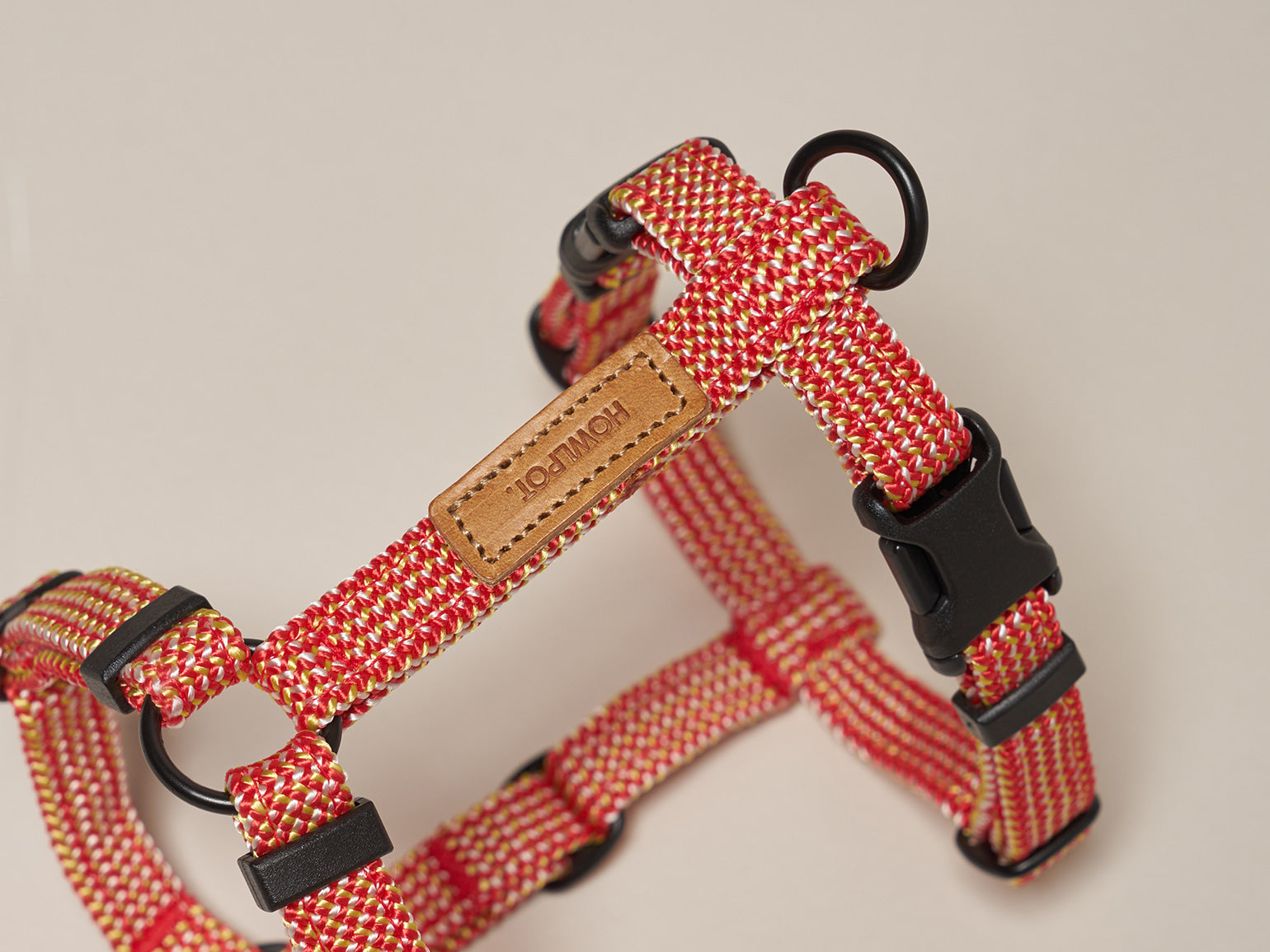 Howlpot We Are Tight Dog Harness Cherry Twizzle