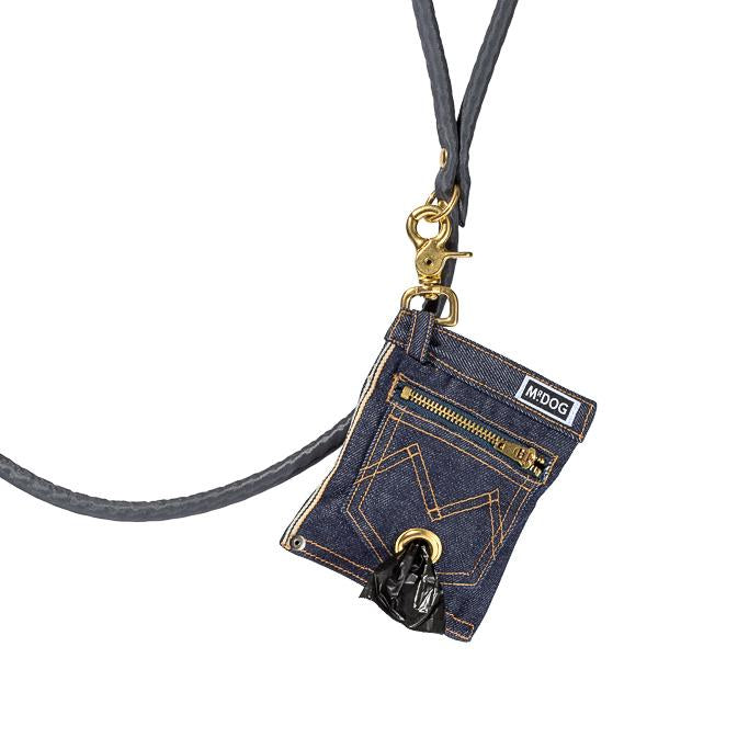 Mr Dog New York Denim Dog Poop Bag Dispenser