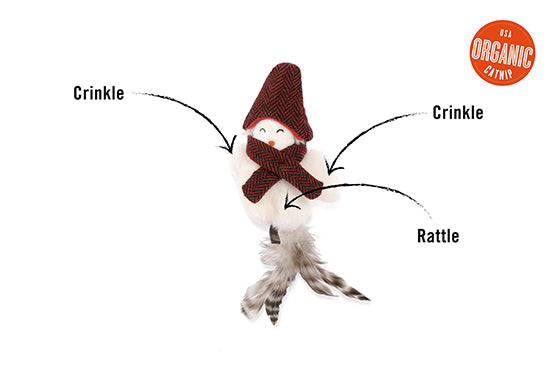 P.L.A.Y. Feline Frenzy, Catnip Toy set: Chirpy Birdie