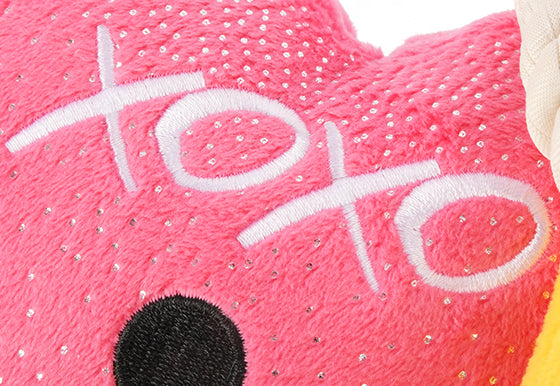 P.L.A.Y. Love Bug Squeaky Plush Dog toys, Love You a Lock