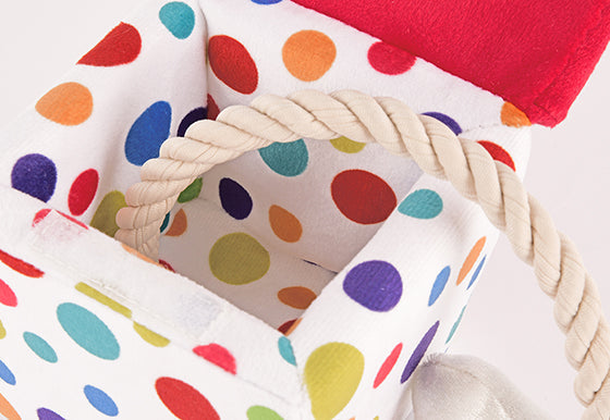 P.L.A.Y. Party Time Plush Dog toys, Pawfect Present