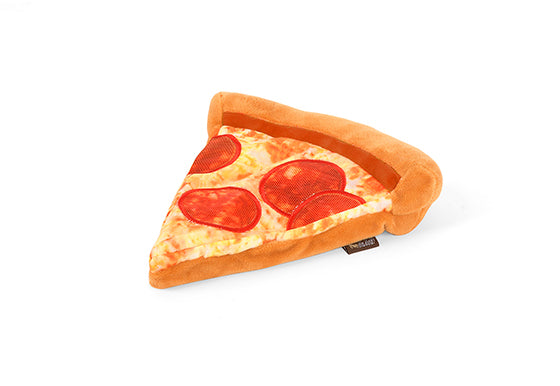 Squeaky pizza dog toy online