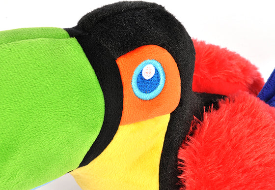 Fetching Flock Squeaky Plush Dog toys