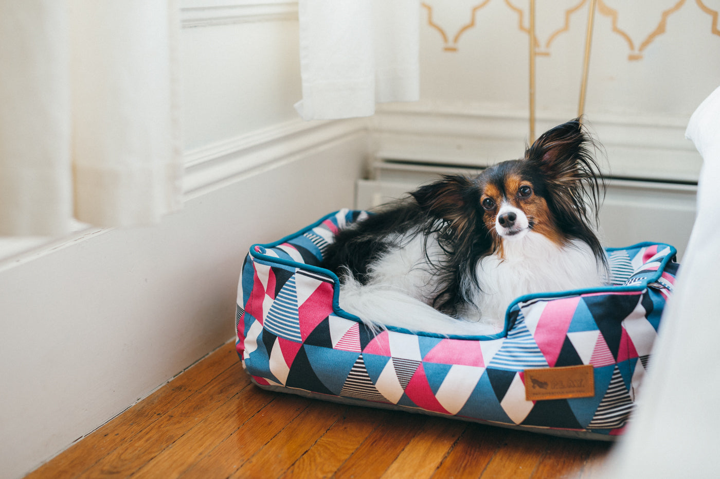 P.L.A.Y. Lounge Dog Bed Mosaic Soda Pop