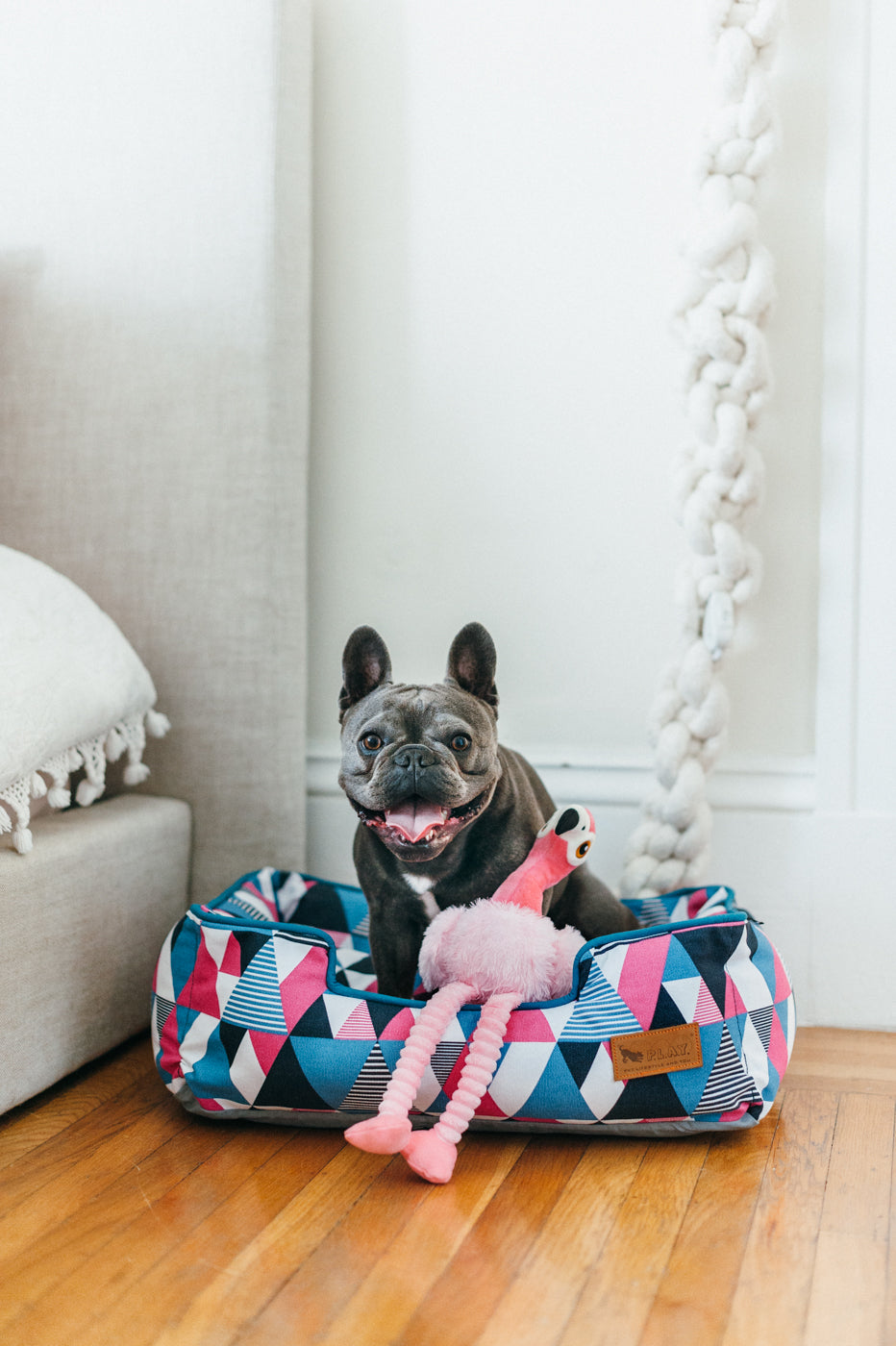 P.L.A.Y. Lounge Dog Bed Mosaic Soda Pop