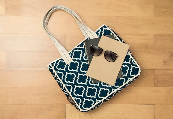 P.L.A.Y. Moroccan Tote Bag Navy