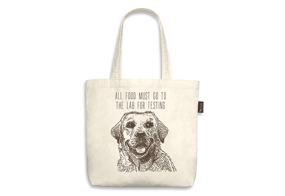 PLAY Best in Show Tote - LABRADOR - ALL FOOD MUST GO TO THE LAB FOR TESTING
