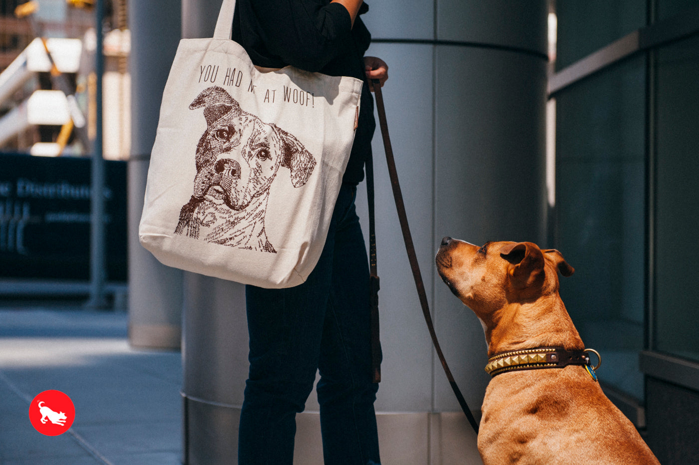 PLAY Best in Show Tote - RESCUE MUTT - YOU HAD ME AT WOOF_2
