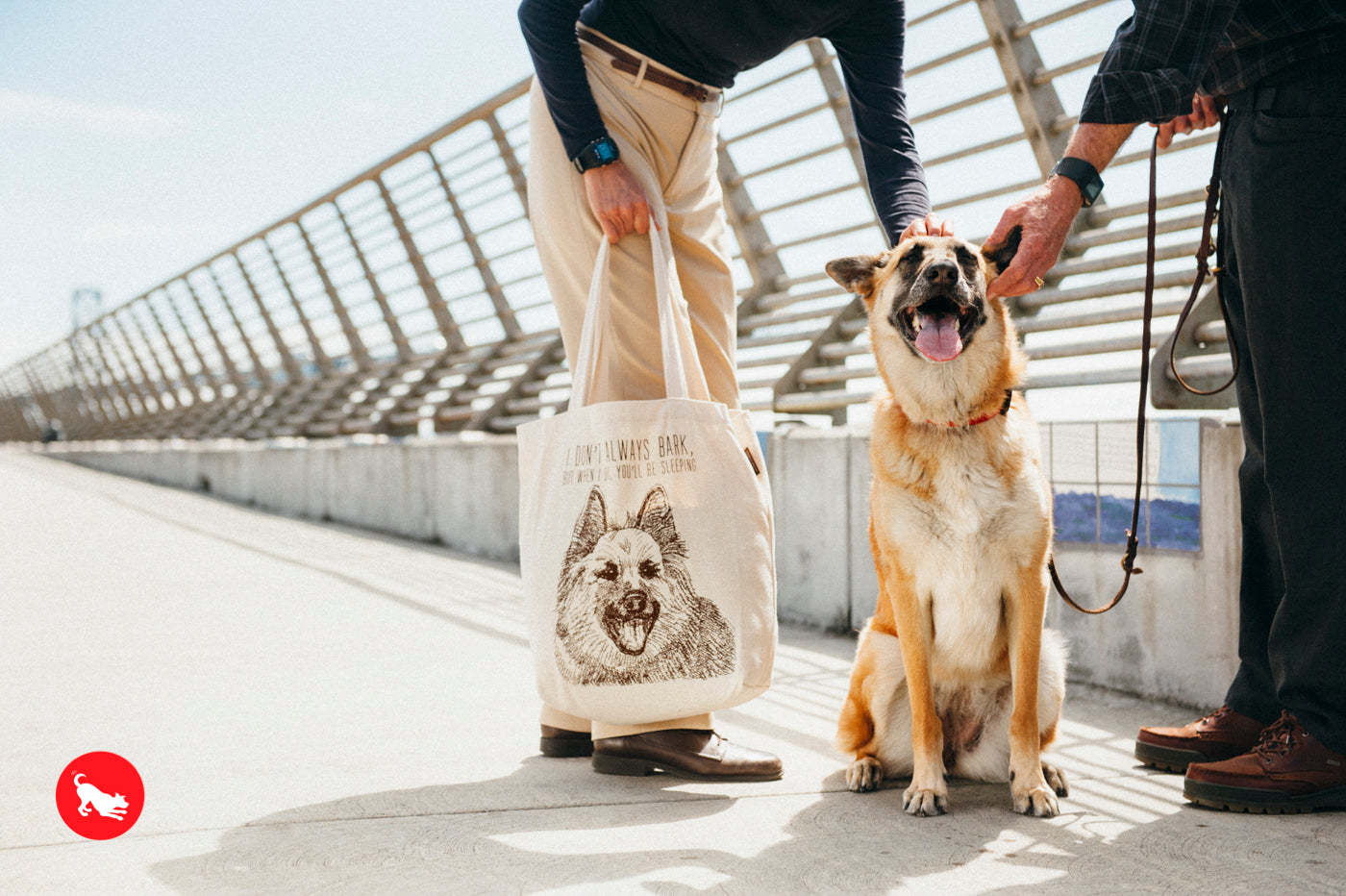 PLAY Best in Show Tote - SHEPHERD - I DON'T ALWAYS BARK