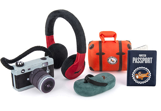 P.L.A.Y. Globetrotters, Squeaky Plush Dog Toy