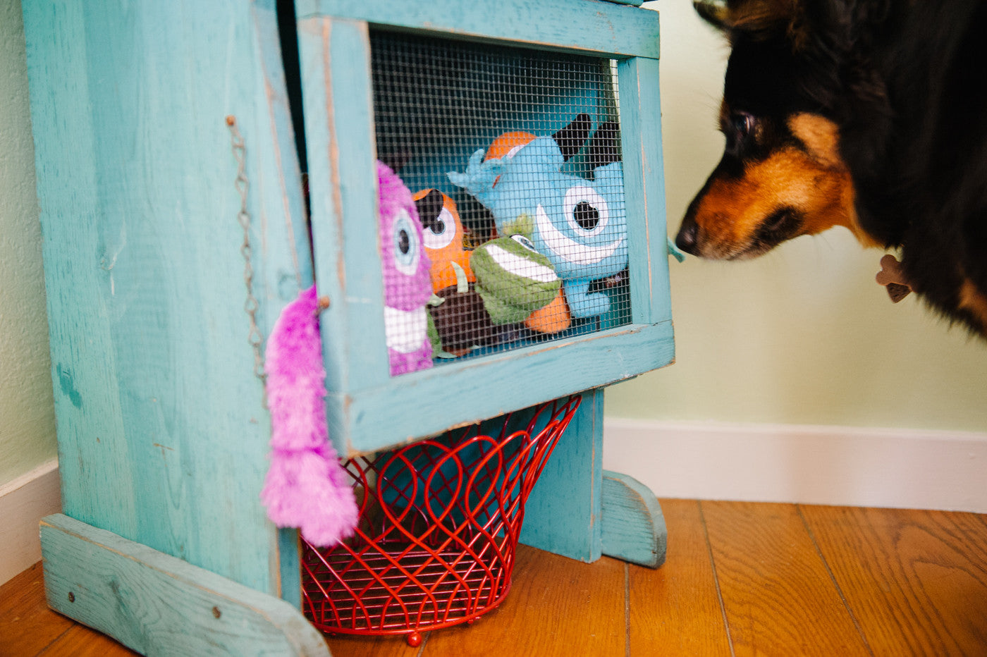 P.L.A.Y. Momo's Monsters Squeaky Plush Dog Toy, T-Pee