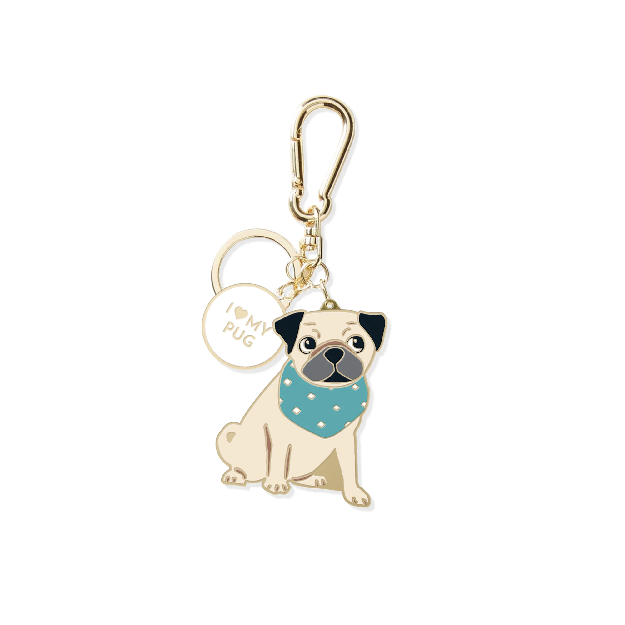 Pug key ring on sale