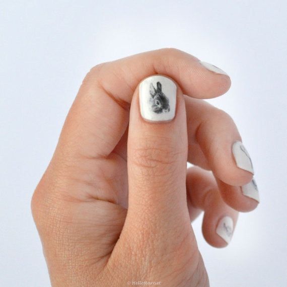 Nail transfer: Rabbits (FINAL SALE)
