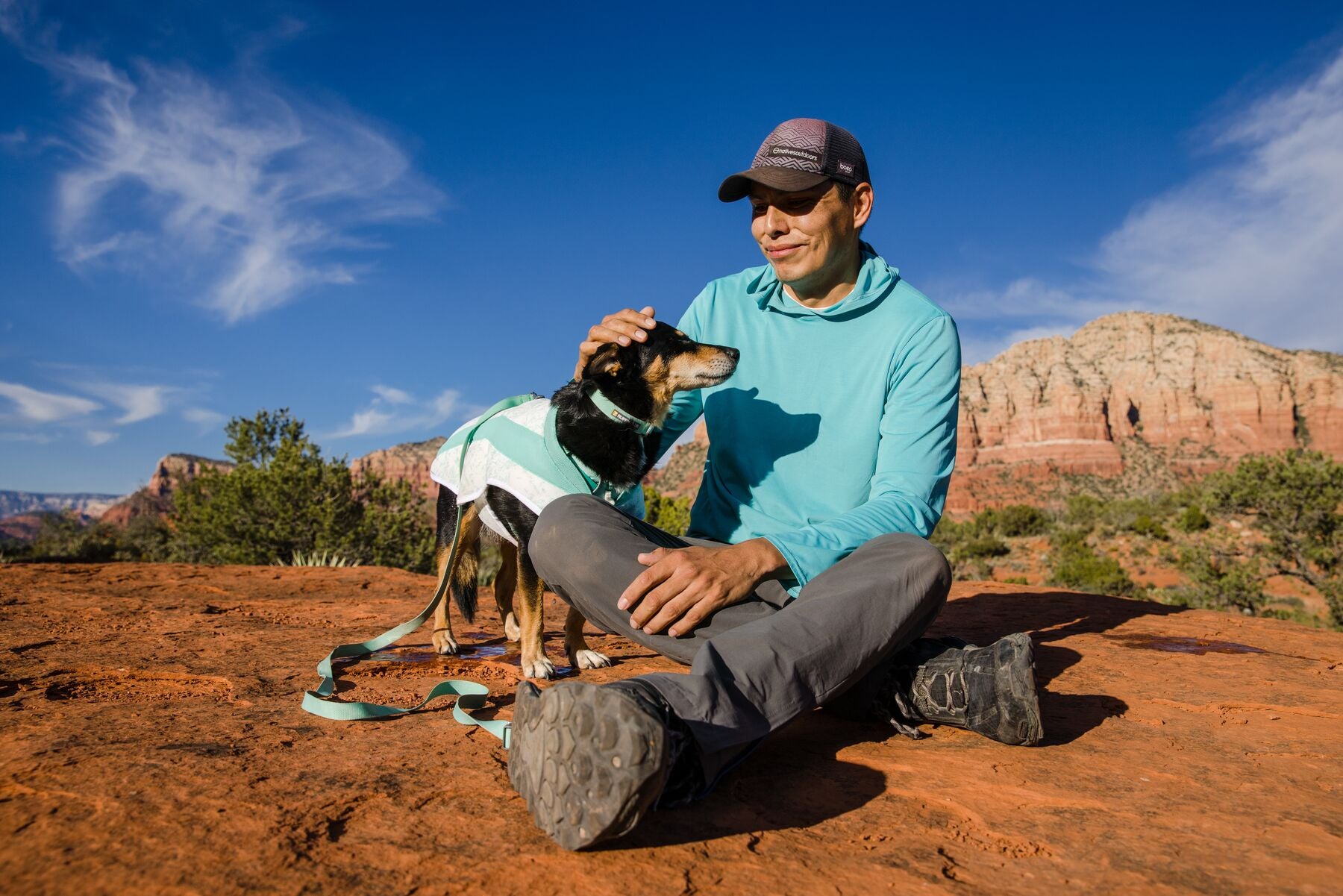 Ruffwear Cooling Dog Vest: Swamp Cooler