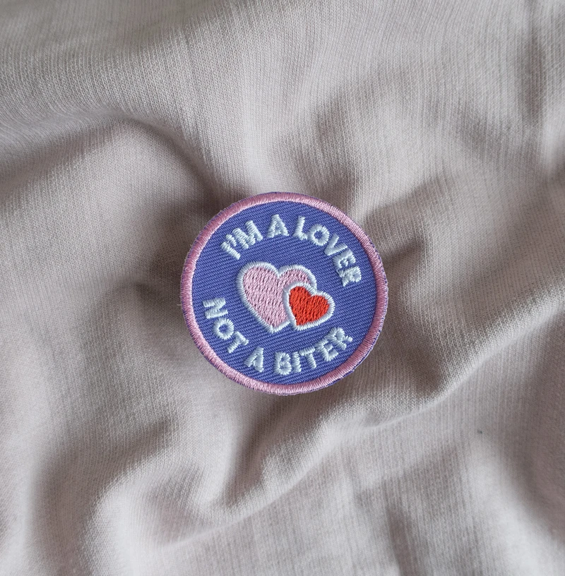 Dog Merit Badges: I am a Lover not a Biter