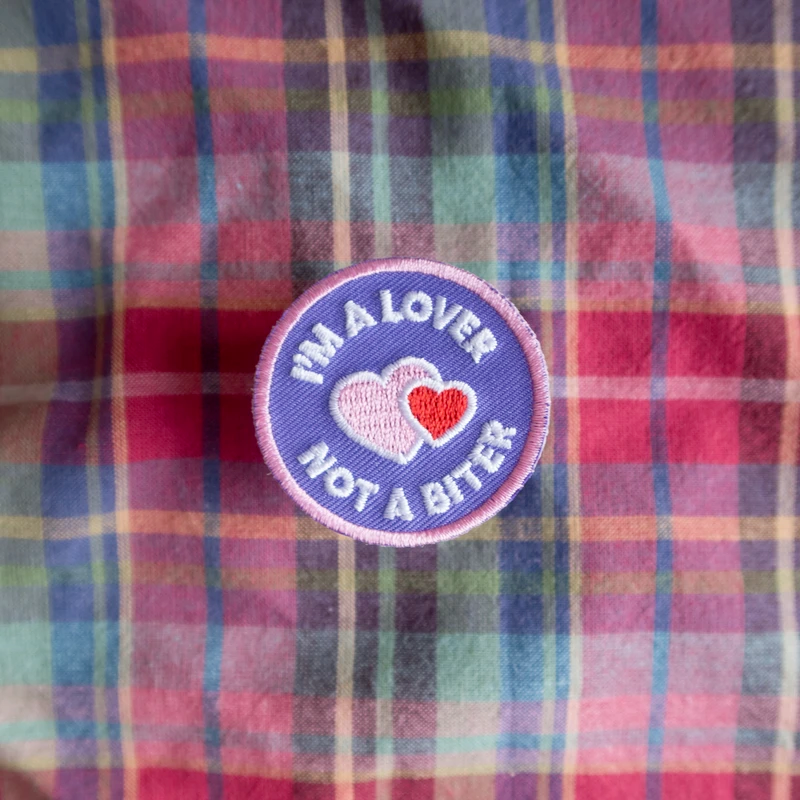 Dog Merit Badges: I am a Lover not a Biter