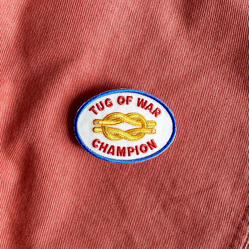 Dog Merit Badges: Tug of War Champion