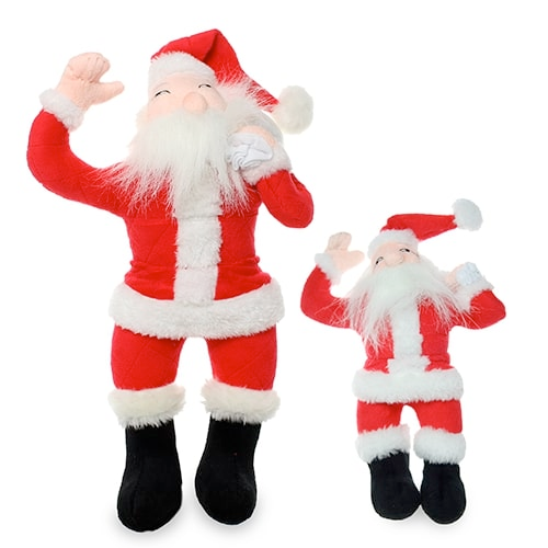 Mighty Arctic Dog Squeaky Toy, Santa (mini and regular size)