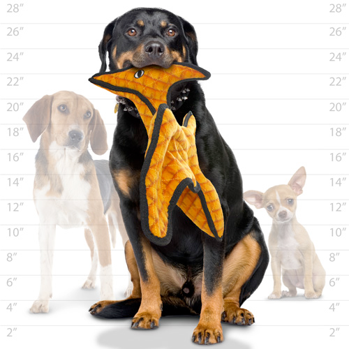 Tuffy Dinosaur Dog Tug and Fetch Toys, Pteradactyl